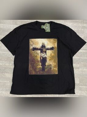 (DT-8)  Denim Tears X Hardies Tears Buff Jesus Tee